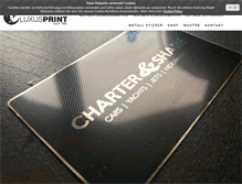 Tablet Screenshot of luxusprint.com